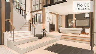 The Sims 4 Modern Farmhouse Luxury  No CC  Stop Motion Speedbuild [upl. by Mendy]