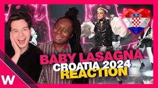 🇭🇷 Baby Lasagna  Rim Tim Tagi Dim REACTION  Croatia Eurovision 2024 [upl. by Eimaraj]