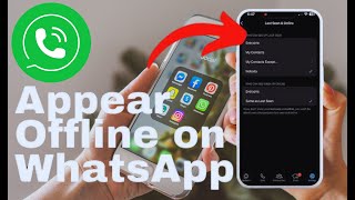 How to appear offline in whatsapp UPDATE  whatsappstatus 1whatsapp offline whatsappvideo [upl. by Rizan]