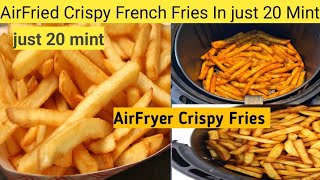 Air fryer French Fries with 1 tspn Oilfrenchfries [upl. by Baskett]