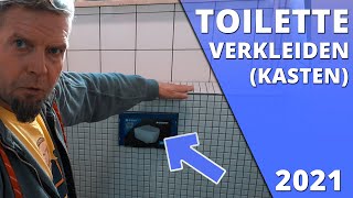 Tutorial Unterputzspülkasten verkleiden selber machen 2021 [upl. by Buskus486]