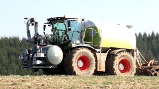 CASE IH  CLAAS XERION 3800 Trac VC  Gülleausbringung 2015 [upl. by Edrahc366]