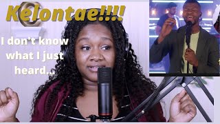 Kelontae Gavin so glad I made it Singer reacts [upl. by Ocisnarf510]