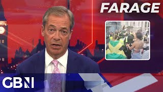 ‘The Notting Hill Carnival can’t continue’  Nigel Farage reacts to 308 arrests at London event [upl. by Llenrub421]