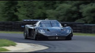 Maserati Trofeo 2014 Maserati MC12 racing at Virginia International Raceway [upl. by Ecnesse944]