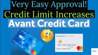 1000 Limit  Very Easy Approval  Great Credit Builder Credit Card Avant Credit Card Review [upl. by Kuhlman]