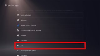 PS5 Schritt für Schritt 15  Einstellungen  Ton [upl. by Cirillo]