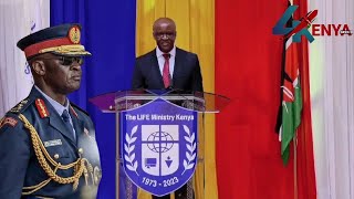 GENERAL FRANCIS OGOLLA PREACHED HIS OWN FUNERAL SERMON IN CHURCHquotTODAY YOU ARE HERE TOMORROW GONEquot [upl. by Elodea387]