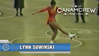 Lynn Suwinski  1990 Artistic Roller Skating World Championships  Back Para Loop 39B [upl. by Anyg]