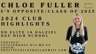 Chloe Fuller Class of 2025 Highlight Video [upl. by Eleni399]