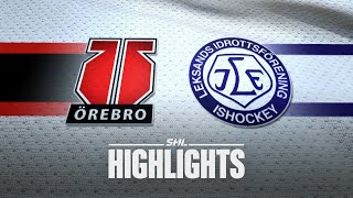 Örebro vs Leksand  29 okt 2024  Highlights [upl. by Kelsy]