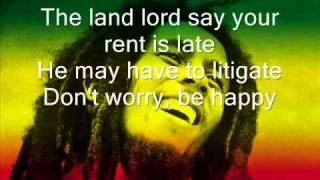 Bob McFerrin  Dont Worry be Happy  Lyrics [upl. by Miksen]