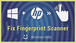 FIX GUIDE Enable Fingerprint Scanner HP Laptops Windows Hello [upl. by Sukramal]