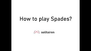 How to play Spades Card Game [upl. by Ailiec]