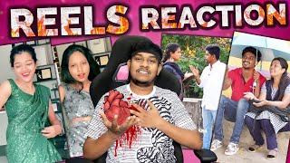 Kadhal கொடுமைகள்  Reels and Moj Videos Reaction😱 Tamil Troll😜 Instagram Reels Videos  Amala Shaji [upl. by Prager]