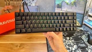 Melhor Teclado Magnético que testei do Aliexpress  Raven68 Apelão para FPS [upl. by Audrey36]