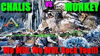 ChalicotheriumChali vs Megapithecus Ark The Island Bossing [upl. by Mecke]