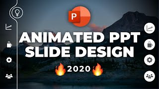 Animated PowerPoint Slide Design Tutorial 🔥Step by Step🔥 [upl. by Aleinad]