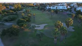 SOBREVOLANDO EL HOYO 3  COSTA BALLENA GOLF [upl. by Lavina395]