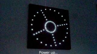 Homemade LED Analogue Clock v3 [upl. by Junina]