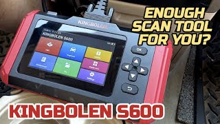 JUST ENOUGH SCAN TOOL FOR YOU Find Out  Kingbolen S600 Overview and Vehicle Diagnostics [upl. by Euseibbob]