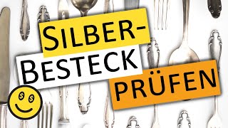 Wertvolles von wertlosem Silberbesteck unterscheiden mit dem GoldScreenPen  Silber selbst testen [upl. by Attenna]