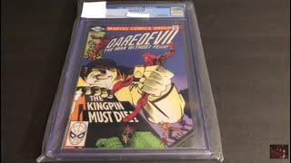 😈💥🦹‍♂️🥊📚🔑📚🔥 Kingpin vs Daredevil CGC 98 grade  reveal 💥 1981 Marvel comic Key Frank Miller ⚡️🔥 [upl. by Ahsikyw]