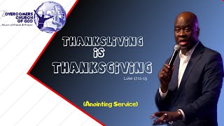 Thanksliving is Thanksgiving SERMON ONLY [upl. by Leahcim]