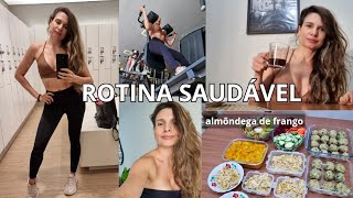 ROTINA 6AM  Cardápio saudável Compras da dieta fiz marmitas da semana almôndegas de frango fit [upl. by Conlin]