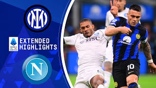 Inter vs Napoli Extended Highlights  Serie A  CBS Sports Golazo [upl. by Charmain]