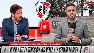 ⚪️🔴¿Acuña y Bustos llegan contra Mineiro  Villagra con un pie fuera de River [upl. by Debra]