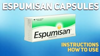 Espumisan capsules simethicone how to use How and when to take it Who cant take [upl. by Miahc]