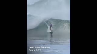 Heat Of The Year John John Florence vs João Chianca 2022 Billabong Pro Pipeline [upl. by Abigale]