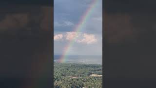 Rainbow Over Woodstock Georgia  Aerial Footage of Little River Olde Rope Park and Woodstock GA [upl. by Cutlip]