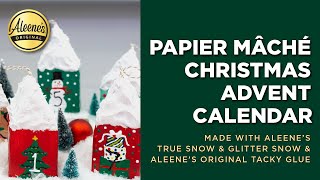 How to Make Fake Snow and Christmas Countdown Decor with Aleenes Glues❄️🎁 [upl. by Eerazed]