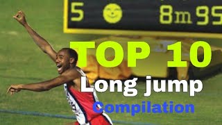 Top 10 long jump World Top Jumpers [upl. by Siubhan626]