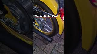 Tecno Bullet Evo on Puch Maxi S with E50 65ccm Airsal mofa shorts puch [upl. by Lantz334]