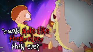 The New Rick and Morty Voices Sound GOOD [upl. by Lindo710]