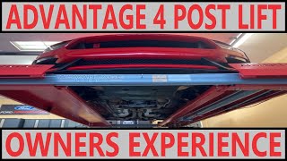 Advantage Lifts 4 Post Lift Owners Review [upl. by Henryk]