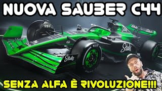 NUOVA SAUBER C44 STOKE 💥 SENZA ALFA ROMEO E RIVOLUZIONE 😱 [upl. by Nawrocki]