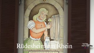 Rundgang durch Rüdesheim am Rhein mit der Drosselgasse Rheintal Sehenswertes in Rüdesheim Ruedesheim [upl. by Jammal]