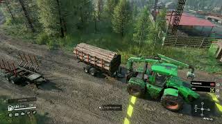 SnowRunner  PTS 321  Logtrailers  Changed names And [upl. by Renzo]