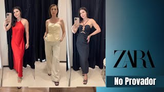 NO PROVADOR ZARA  LOOKS LINDOS E ELEGANTES 🤩✨ [upl. by Safir]