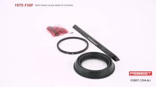 1975F30F FRONT BRAKE CALIPER REPAIR KIT FOR BMW [upl. by Nayt487]