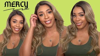 Janet Collection Synthetic Melt Extended Part Lace Wig  MERCY WIGTYPESCOM [upl. by Tyika]