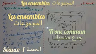 les ensembles séance 1 tronc commun المجموعاتجذع مشترك علمي الحصة 1 [upl. by Yoshiko]