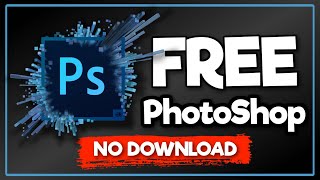 How to get PhotoShop for FREE 2024  No Download Required [upl. by Loggia319]