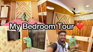 Hamara Bedroom Tour 😍  Kaise Maine Design Ki Mere Bedroom Ko 🥰 [upl. by Raynell]