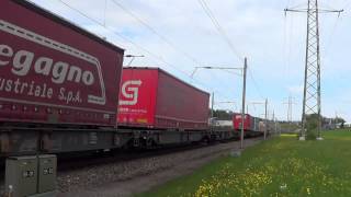 Bahnverkehr im Birrfeld und Freiamt am 01052012  Lösch und Rettungszug quotBruggquot [upl. by Anirret]