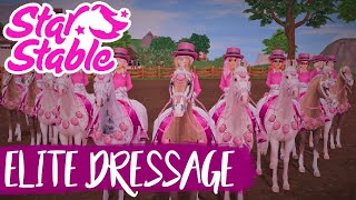 Beginner commands ELITE DRESSAGE  Star Stable Online ft Pink Queens Legacy [upl. by Shabbir]